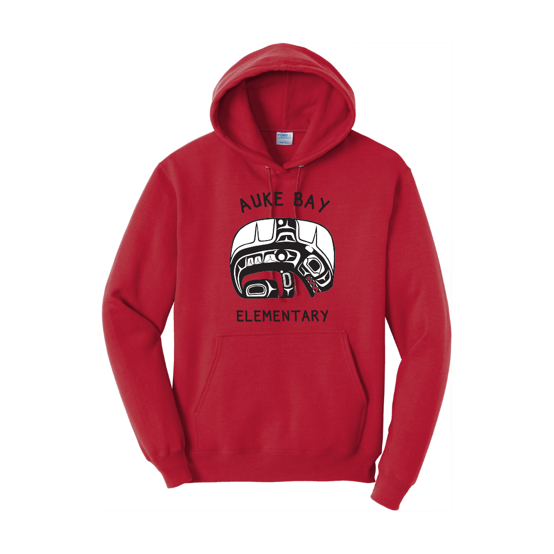 Auke Bay Pullover Hoodie with Full Front Print