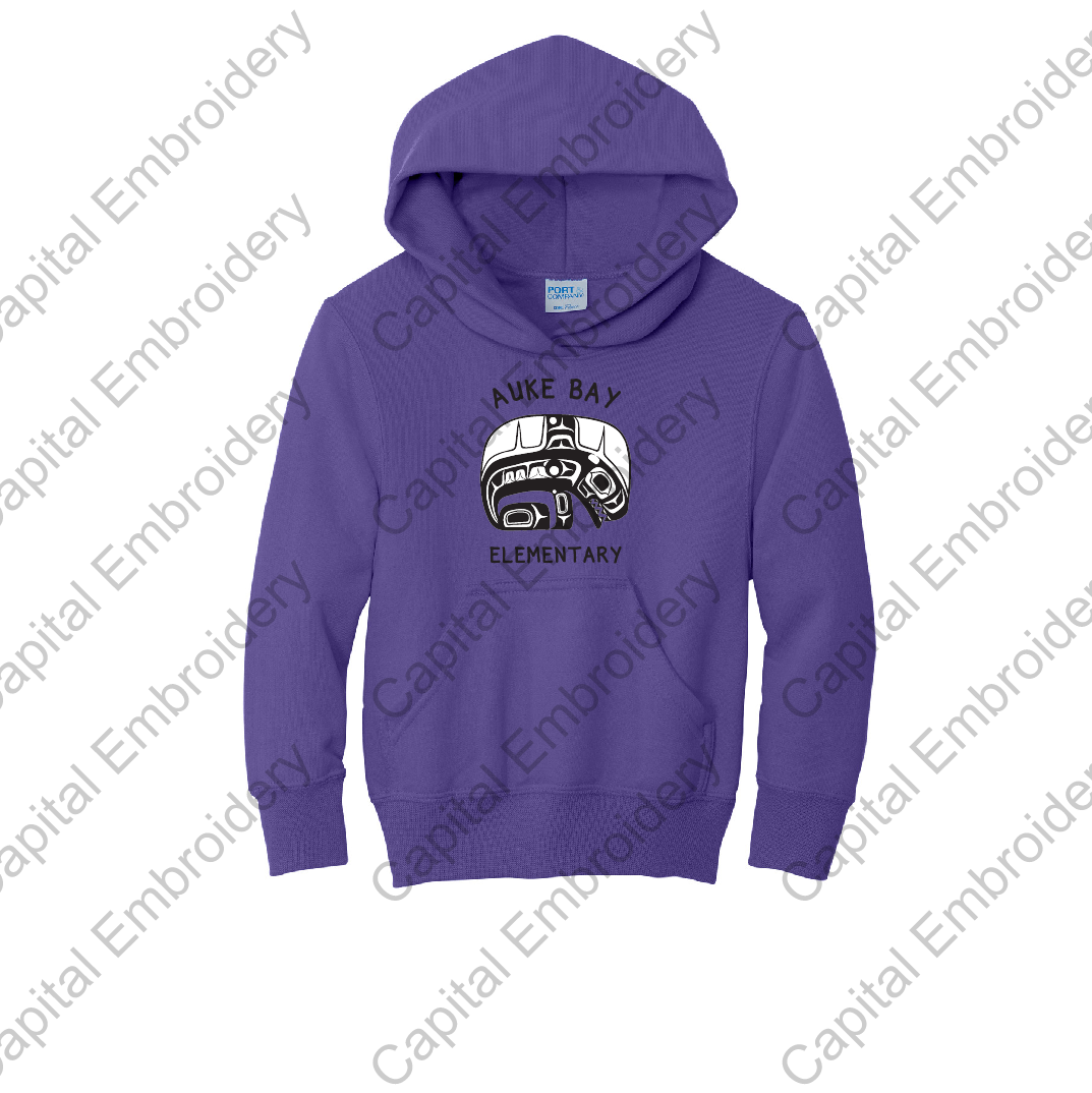 Auke Bay Pullover Hoodie with Full Front Print