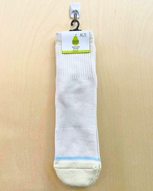 Adult Half-Crew Cotton Socks