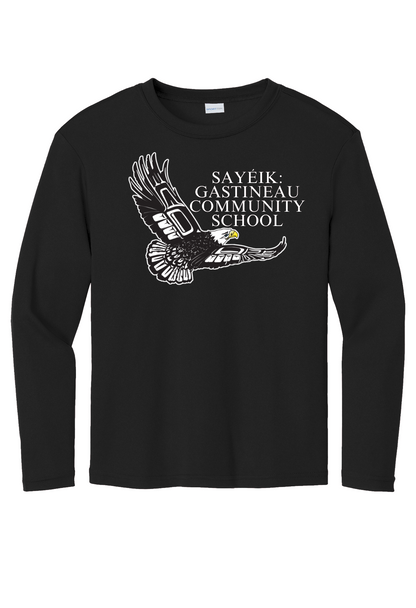 Sayeik Long Sleeve T-Shirt with Full Front Print