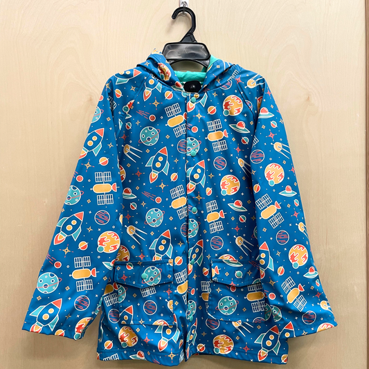 Oaki Kids Lined Waterproof Rain Jacket with Buttons