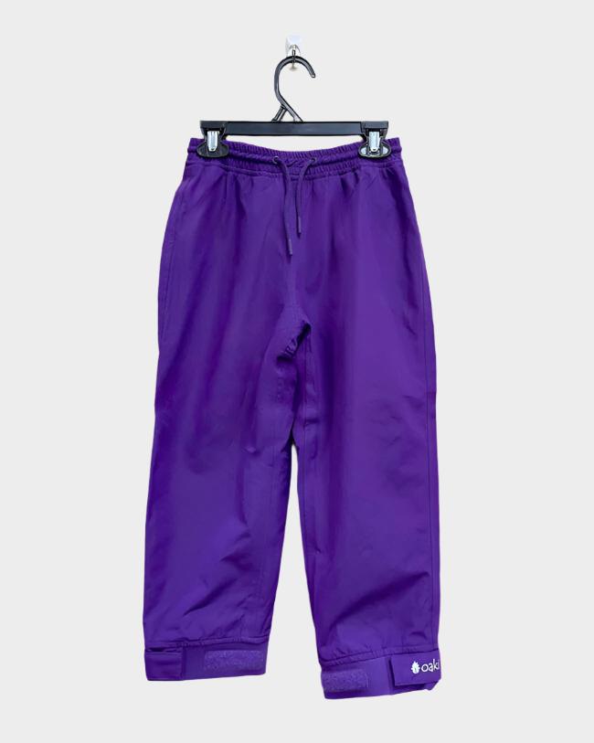 Kids rain pants with feece lining