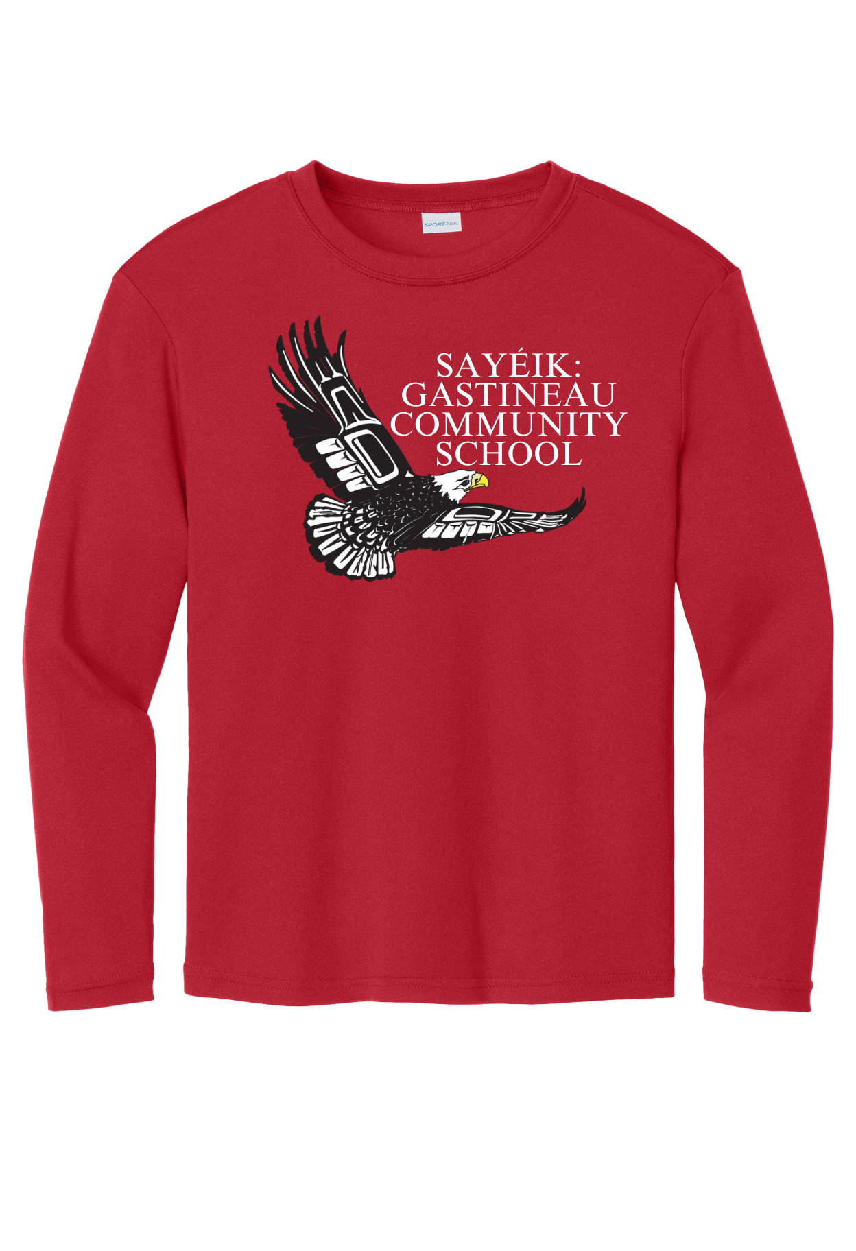 Sayeik Long Sleeve T-Shirt with Full Front Print