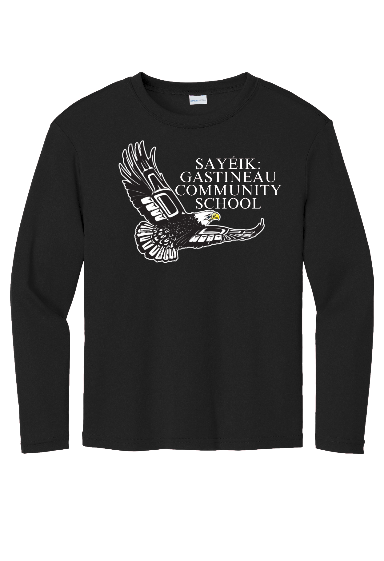 Sayeik Long Sleeve T-Shirt with Full Front Print