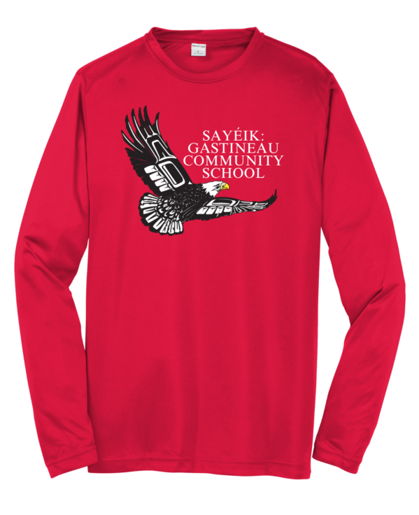 Sayeik Long Sleeve T-Shirt with Full Front Print