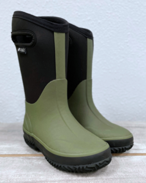 Forest Green – Oaki Kids Neoprene Boots