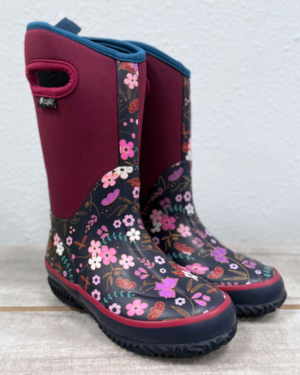 Midnight Floral – Oaki Kids Neoprene Boots