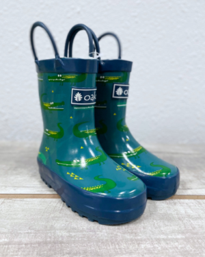 Crocodiles – Oaki Kids Rubber Rain Boots